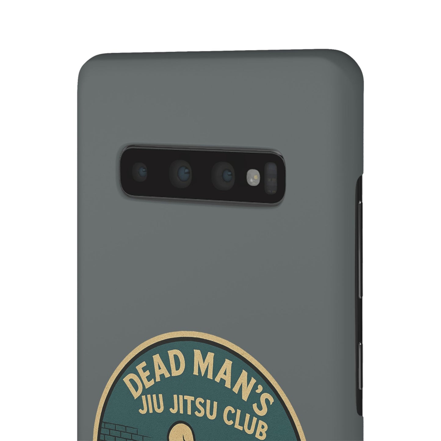 Dead Mans Jiu Jitsu Club iPhone Case That Was a Brutal Roll Skeleton Grappling Design