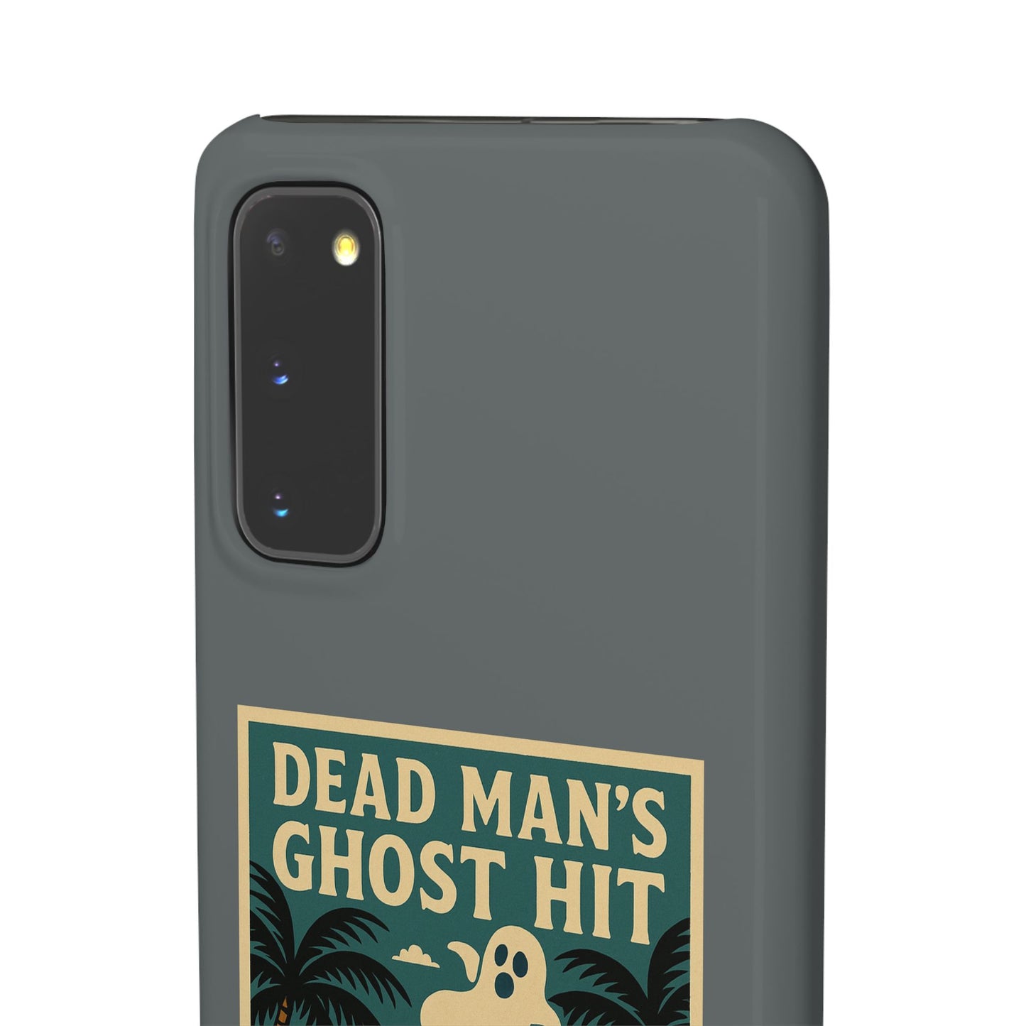 Dead Mans Ghost Hit iPhone Case One Puff Closer to the Other Side Skeleton Vibe Design