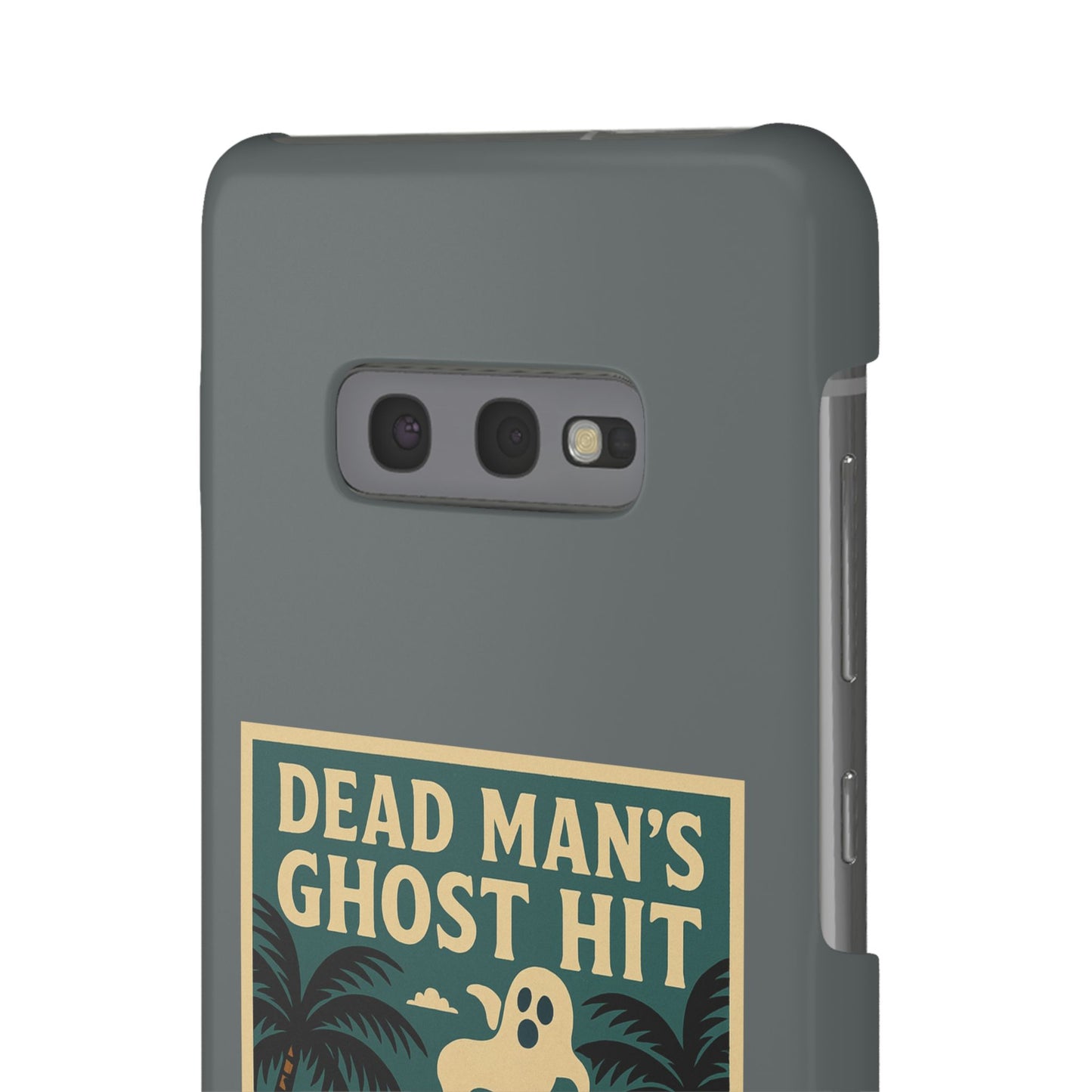 Dead Mans Ghost Hit iPhone Case One Puff Closer to the Other Side Skeleton Vibe Design