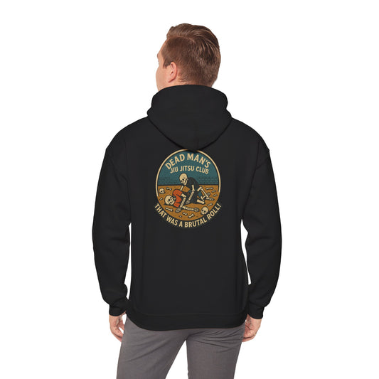 Unisex Hooded Sweatshirt: Dead Mans Jiu Jitsu Club- Cozy, Casual, Gift for Him/Her, Perfect for Lounging or Relaxing