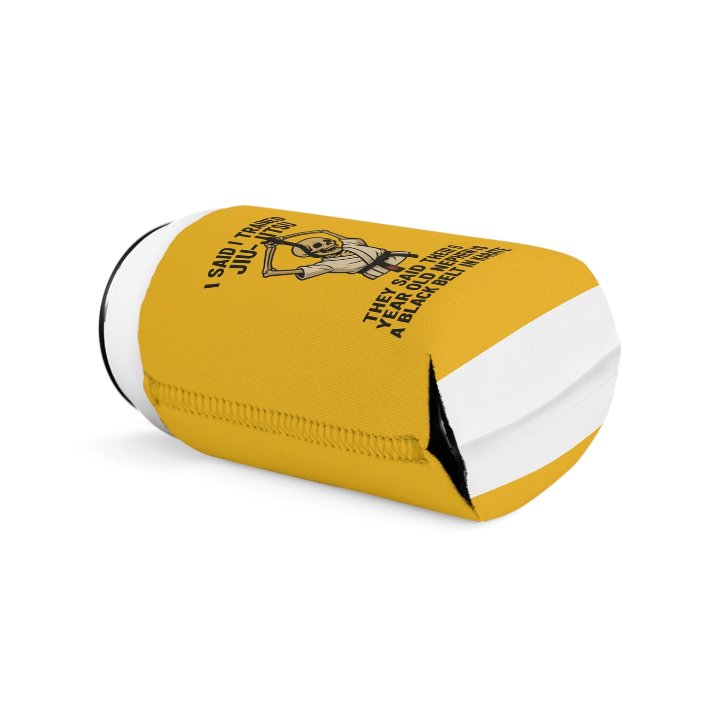 I Said I Trained Jiu-Jitsu Can Cooler / Funny BJJ Skeleton Koozie