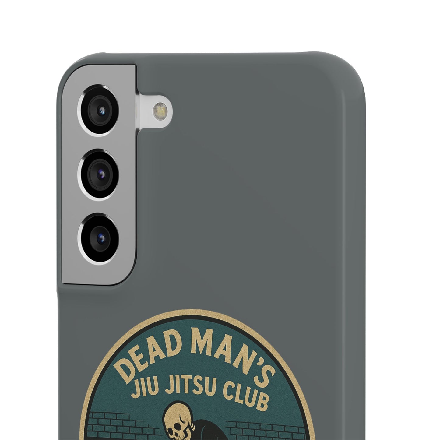 Dead Mans Jiu Jitsu Club iPhone Case That Was a Brutal Roll Skeleton Grappling Design