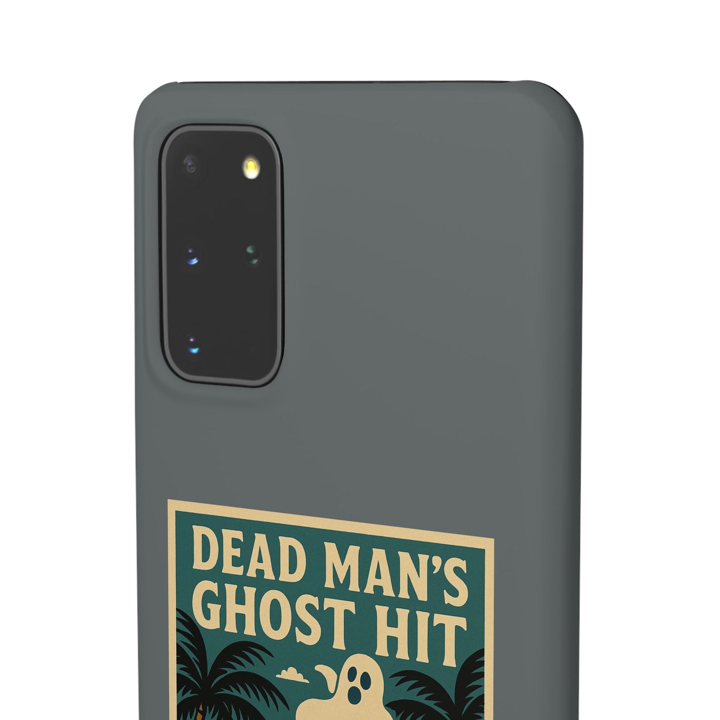 Dead Mans Ghost Hit iPhone Case One Puff Closer to the Other Side Skeleton Vibe Design
