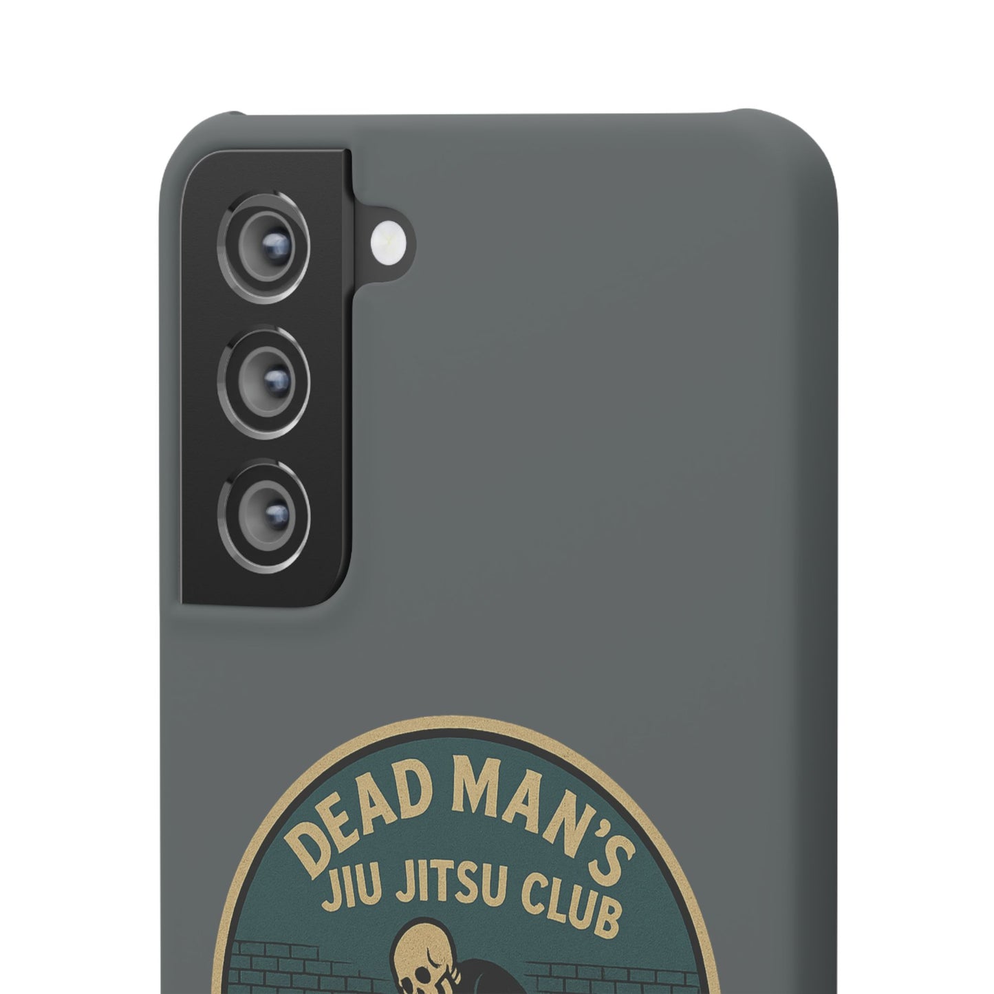 Dead Mans Jiu Jitsu Club iPhone Case That Was a Brutal Roll Skeleton Grappling Design