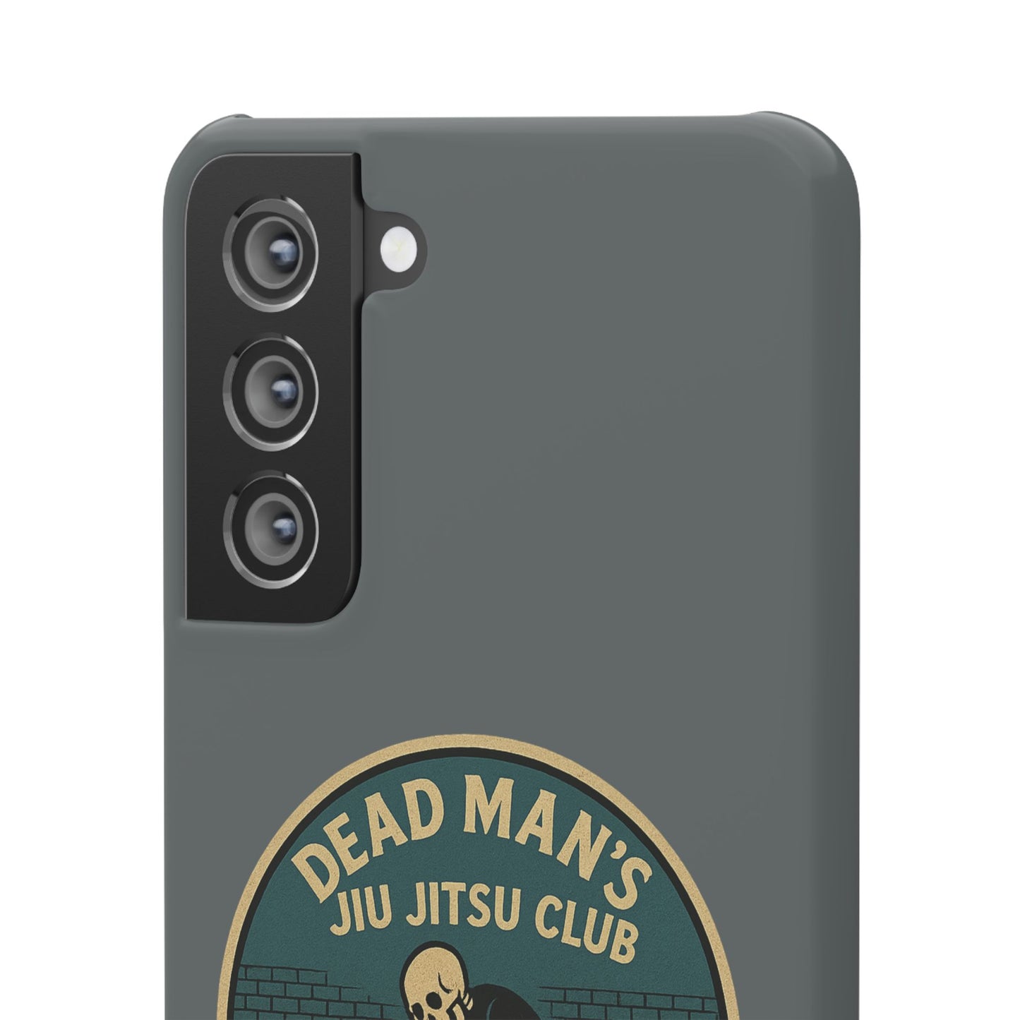 Dead Mans Jiu Jitsu Club iPhone Case That Was a Brutal Roll Skeleton Grappling Design