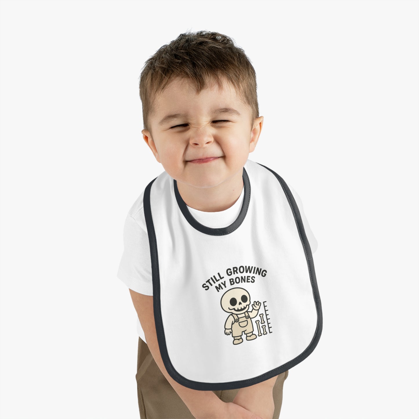 Still Growing My Bones / Funny Skeleton Baby Bib | Little Bones Club, Cute Baby Bib with Skeleton Design, Perfect for Baby Showers