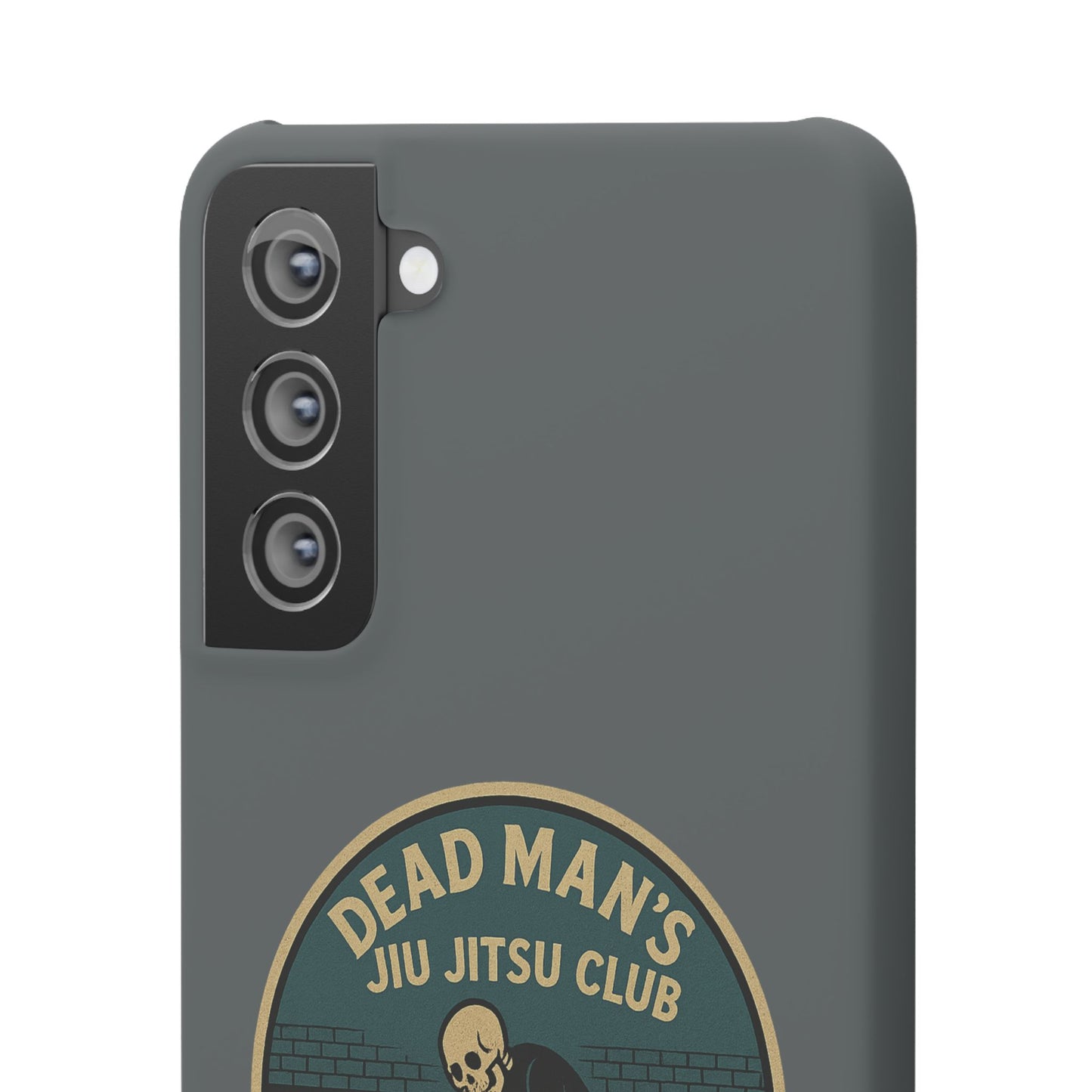 Dead Mans Jiu Jitsu Club iPhone Case That Was a Brutal Roll Skeleton Grappling Design