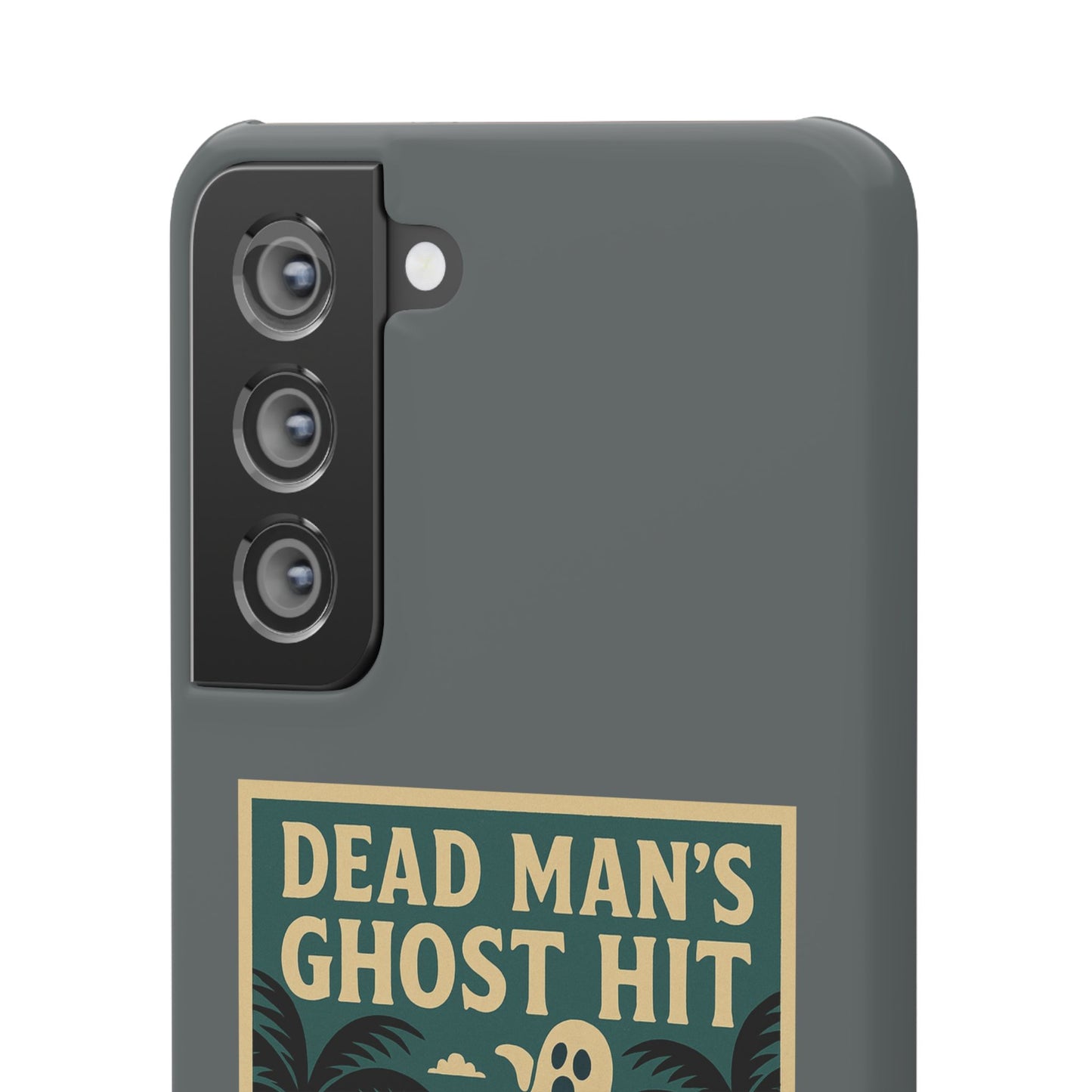 Dead Mans Ghost Hit iPhone Case One Puff Closer to the Other Side Skeleton Vibe Design