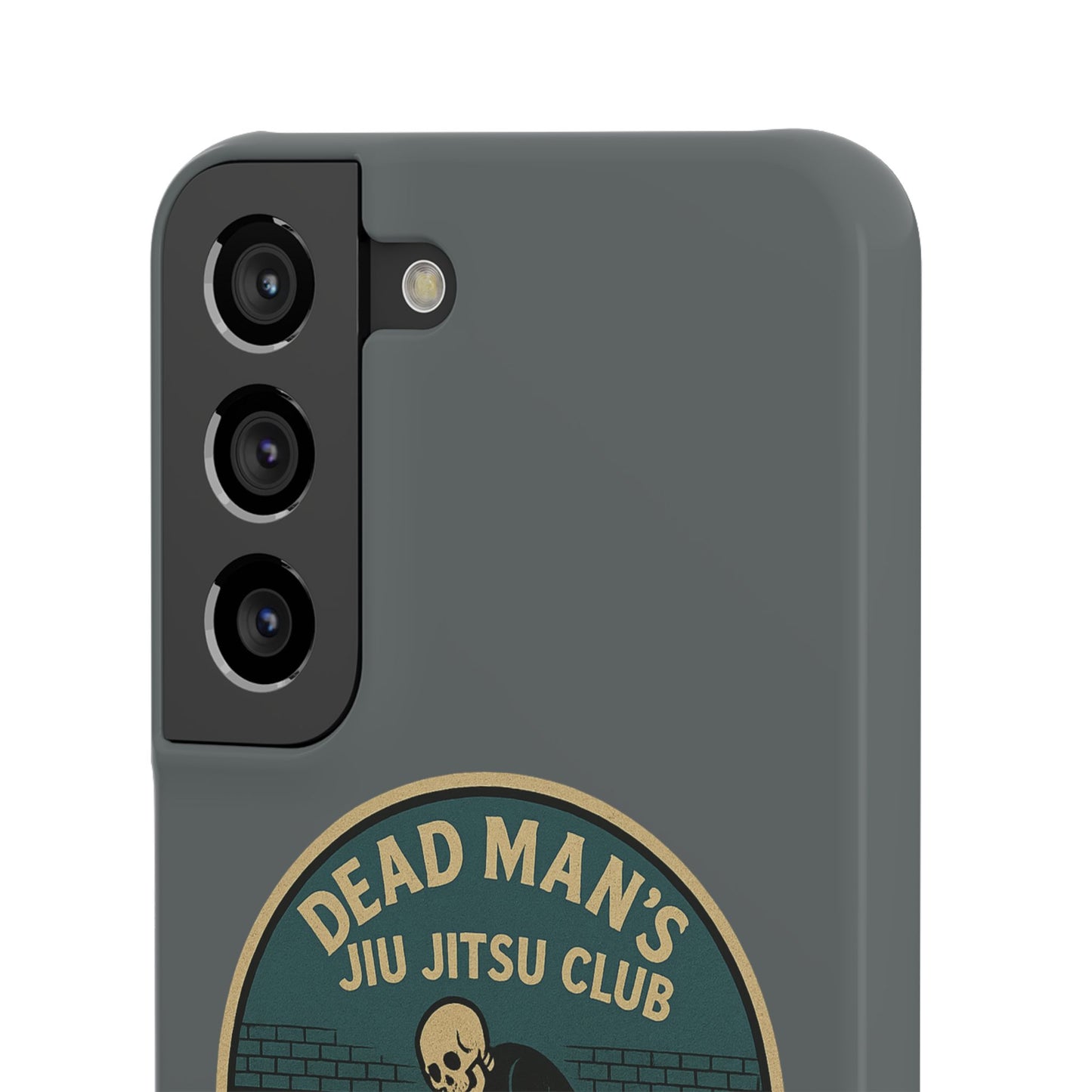Dead Mans Jiu Jitsu Club iPhone Case That Was a Brutal Roll Skeleton Grappling Design