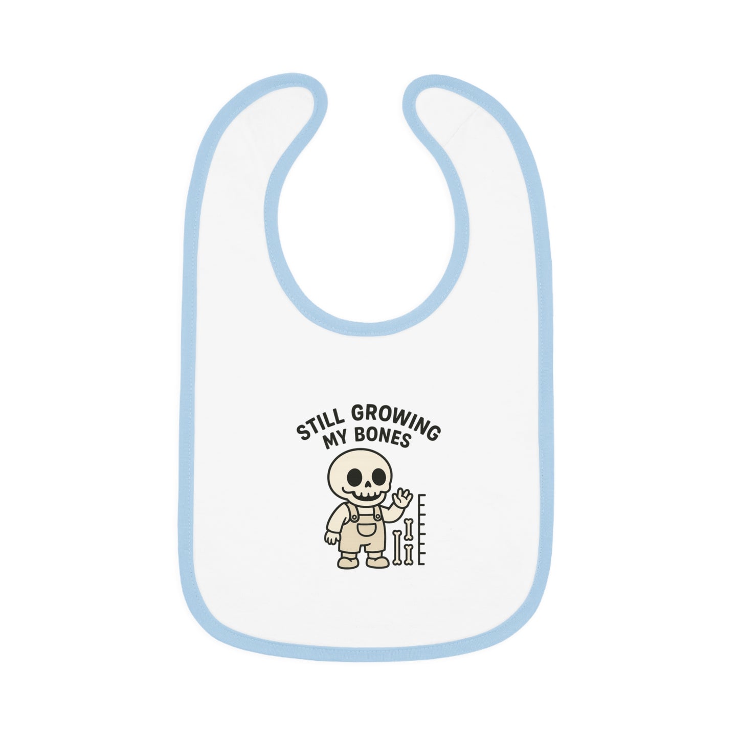 Still Growing My Bones / Funny Skeleton Baby Bib | Little Bones Club, Cute Baby Bib with Skeleton Design, Perfect for Baby Showers