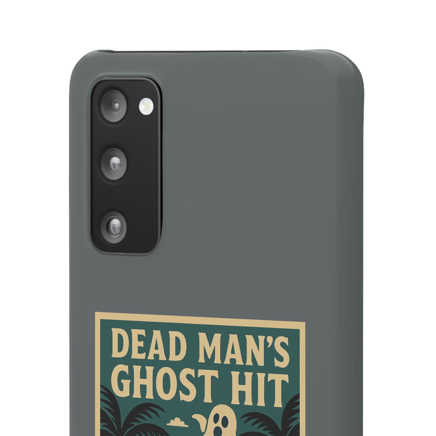 Dead Mans Ghost Hit iPhone Case One Puff Closer to the Other Side Skeleton Vibe Design