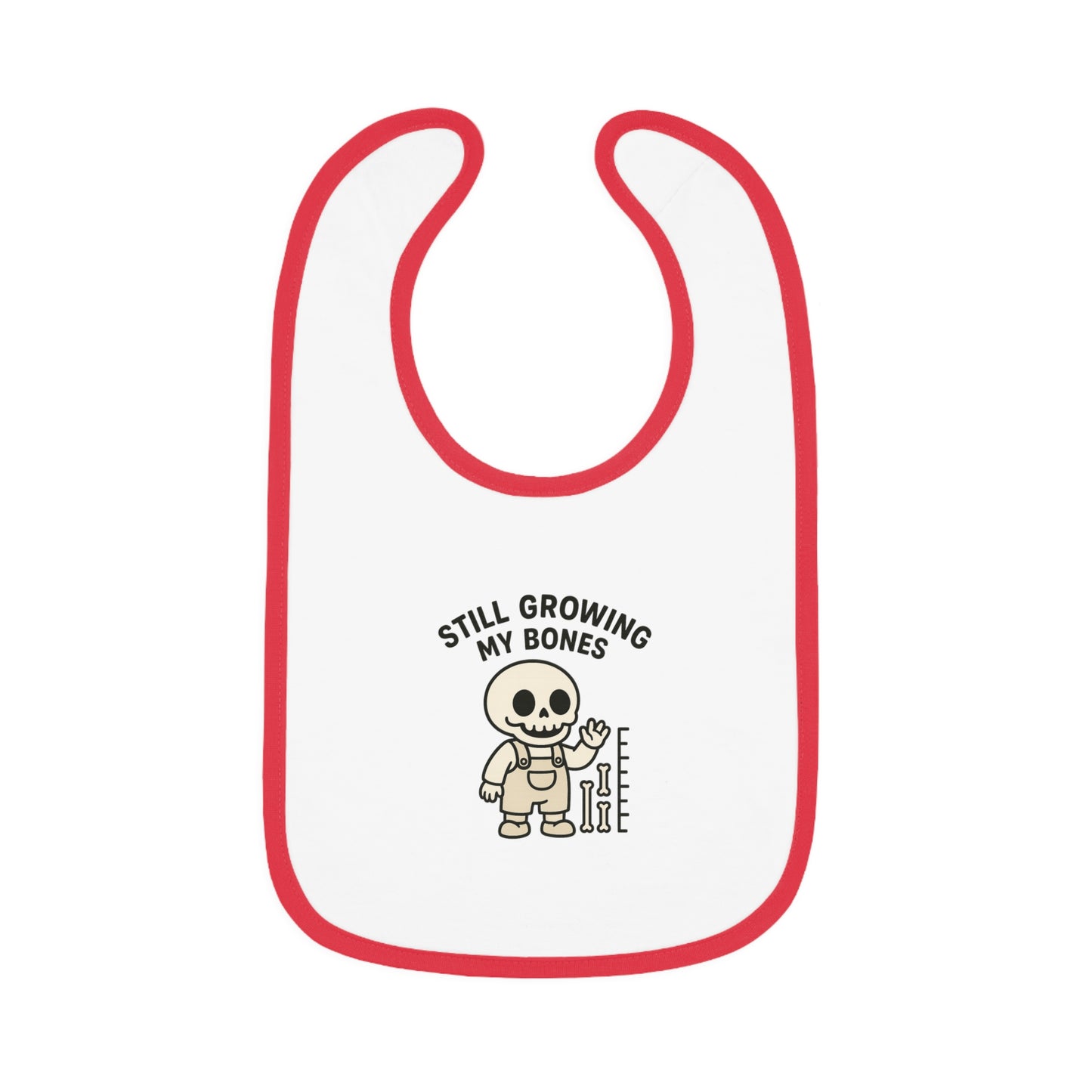 Still Growing My Bones / Funny Skeleton Baby Bib | Little Bones Club, Cute Baby Bib with Skeleton Design, Perfect for Baby Showers