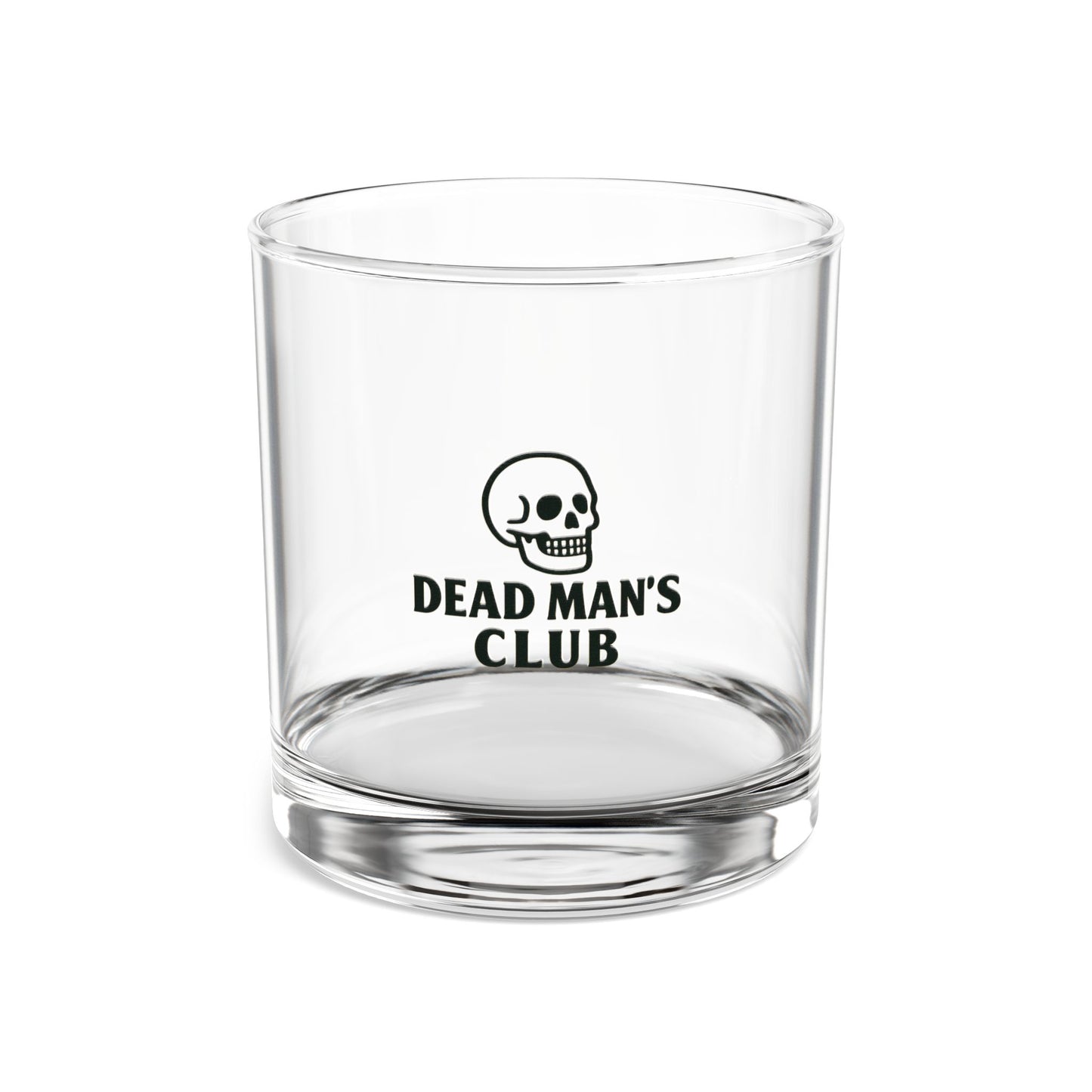 Dead Mans Club / Minimalist Skull Rocks Glass (10 oz)