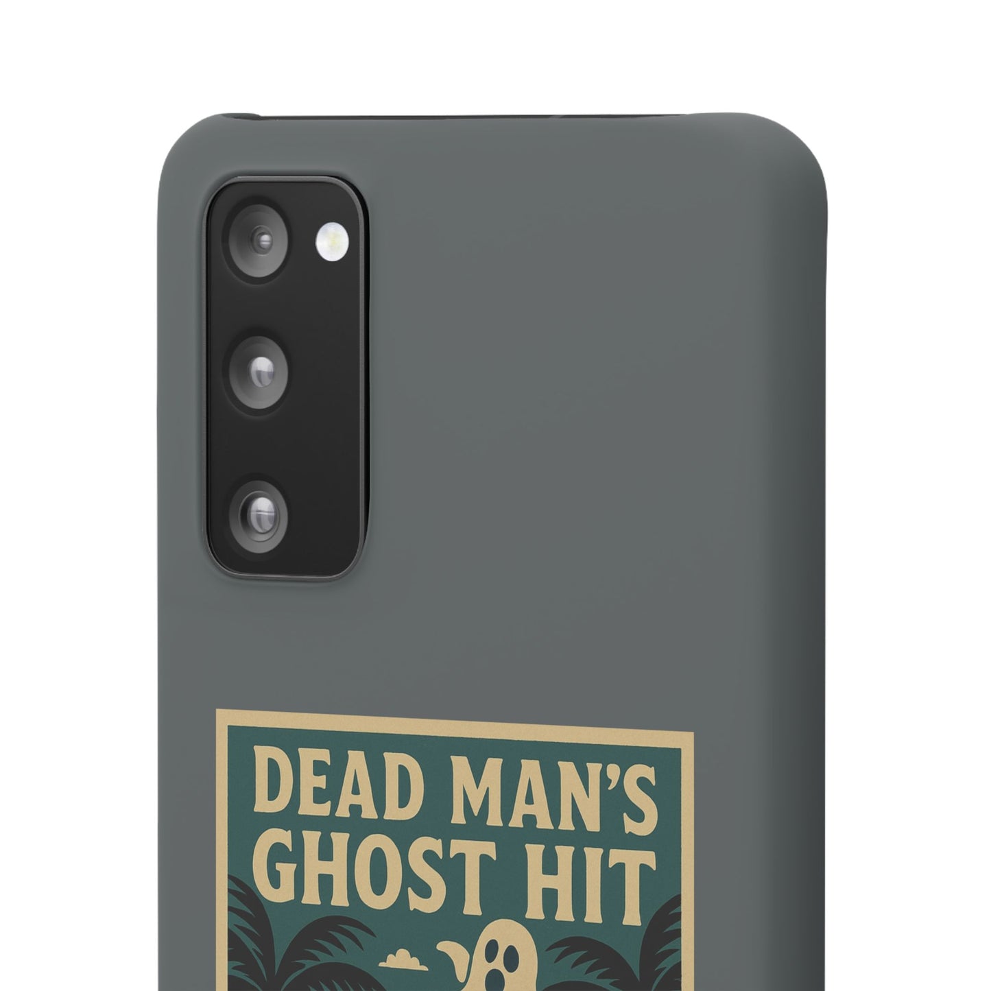 Dead Mans Ghost Hit iPhone Case One Puff Closer to the Other Side Skeleton Vibe Design