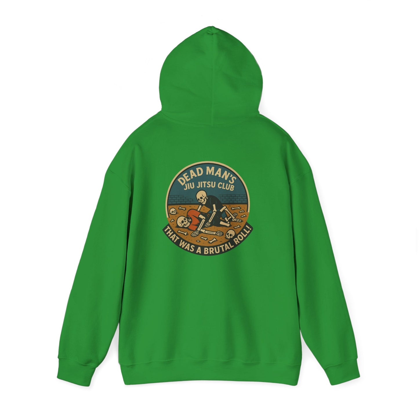 Unisex Hooded Sweatshirt: Dead Mans Jiu Jitsu Club- Cozy, Casual, Gift for Him/Her, Perfect for Lounging or Relaxing