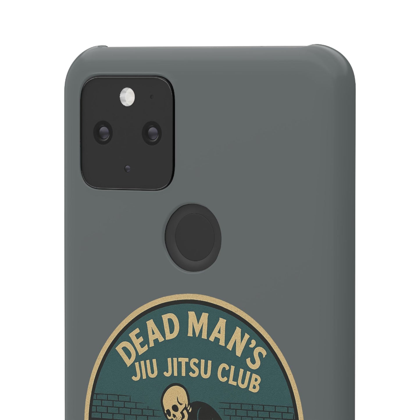 Dead Mans Jiu Jitsu Club iPhone Case That Was a Brutal Roll Skeleton Grappling Design