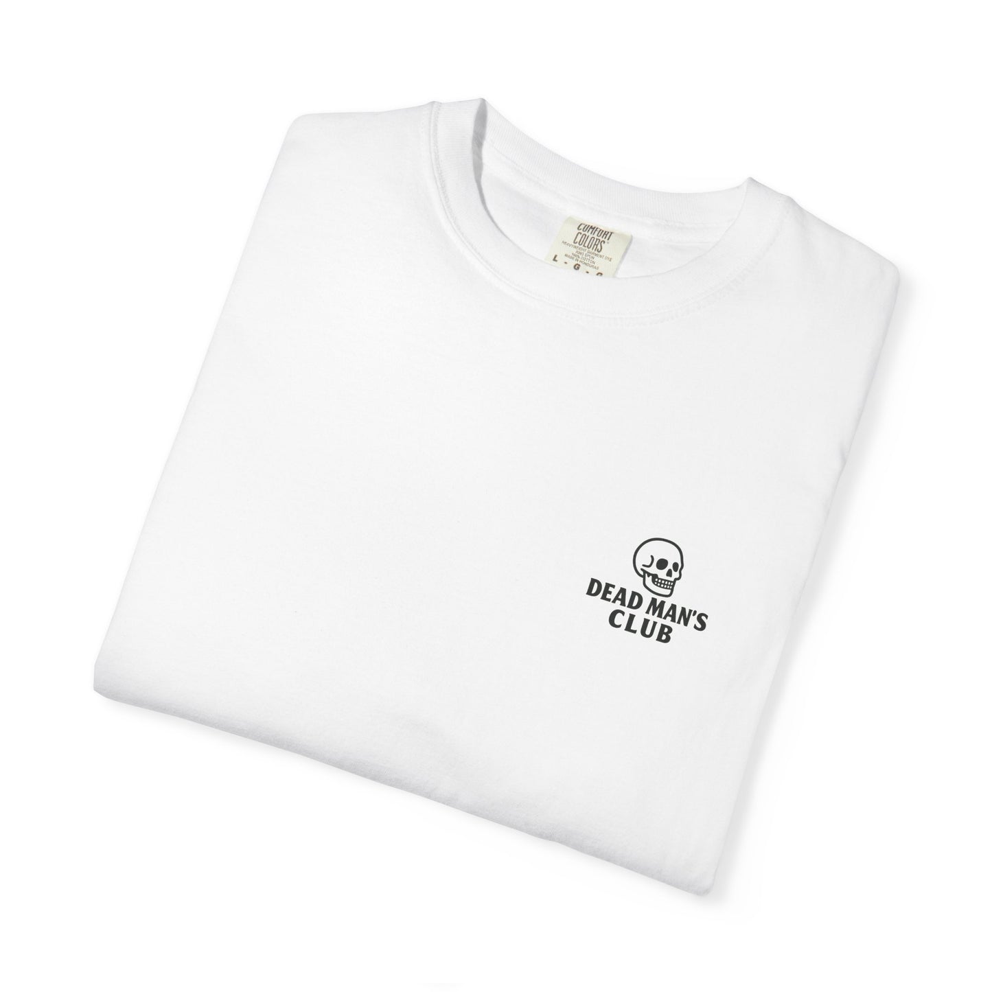 Dead Mans Jiu-Jitsu Club Tee / Skeleton Grappler Design | Funny BJJ Shirt for Rollers Who Are Dead Inside / Unisex Garment Dyed T shirt