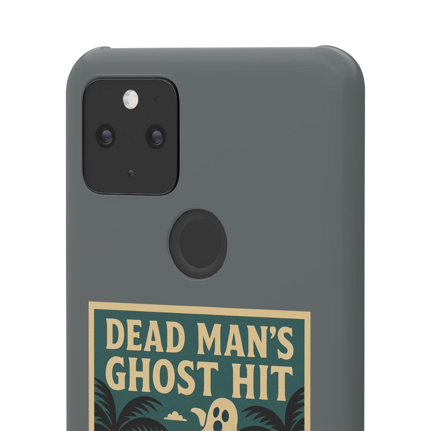 Dead Mans Ghost Hit iPhone Case One Puff Closer to the Other Side Skeleton Vibe Design