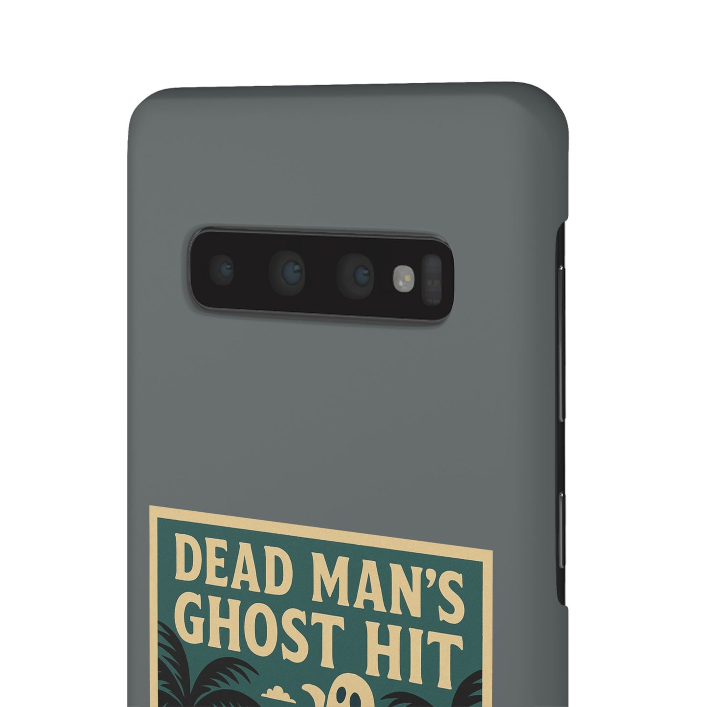 Dead Mans Ghost Hit iPhone Case One Puff Closer to the Other Side Skeleton Vibe Design
