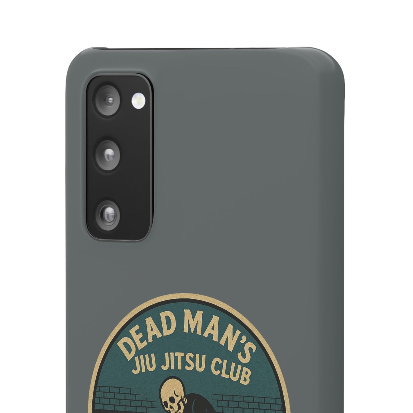 Dead Mans Jiu Jitsu Club iPhone Case That Was a Brutal Roll Skeleton Grappling Design