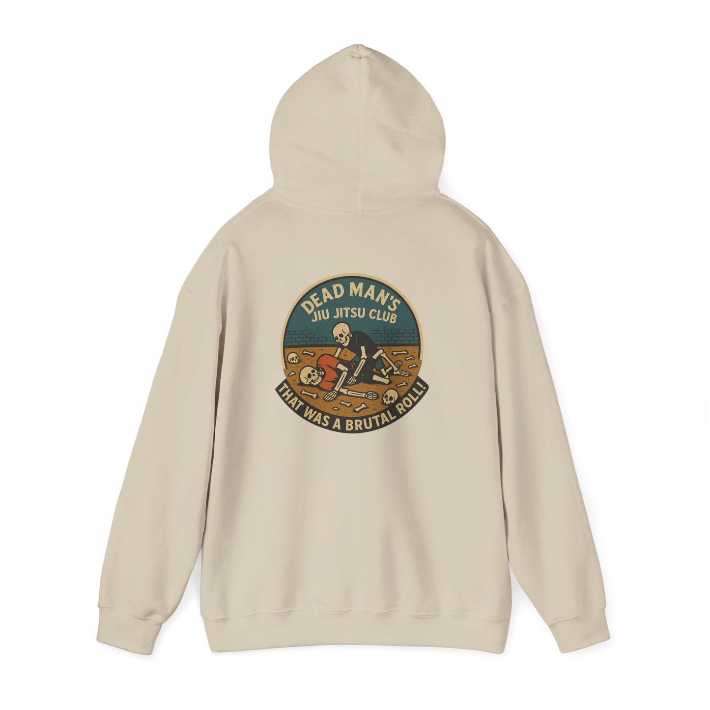 Unisex Hooded Sweatshirt: Dead Mans Jiu Jitsu Club- Cozy, Casual, Gift for Him/Her, Perfect for Lounging or Relaxing