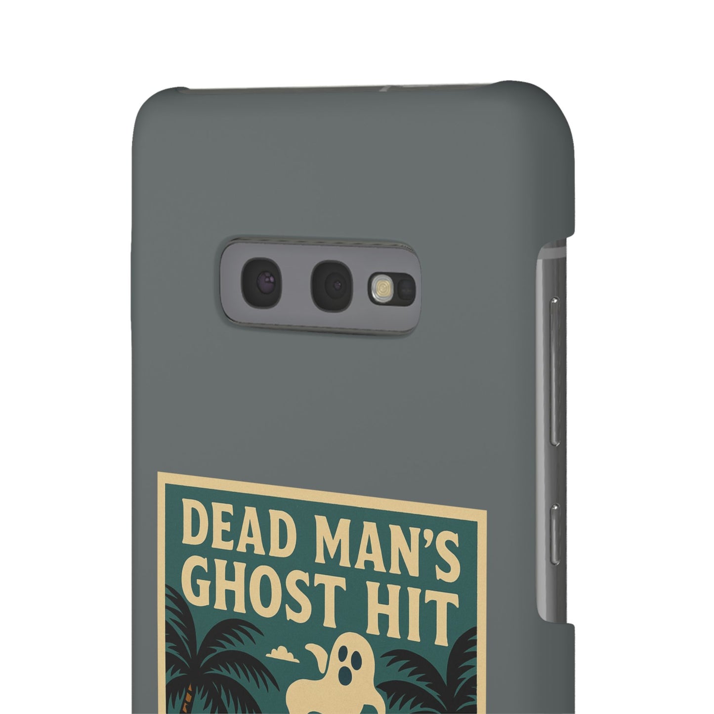 Dead Mans Ghost Hit iPhone Case One Puff Closer to the Other Side Skeleton Vibe Design