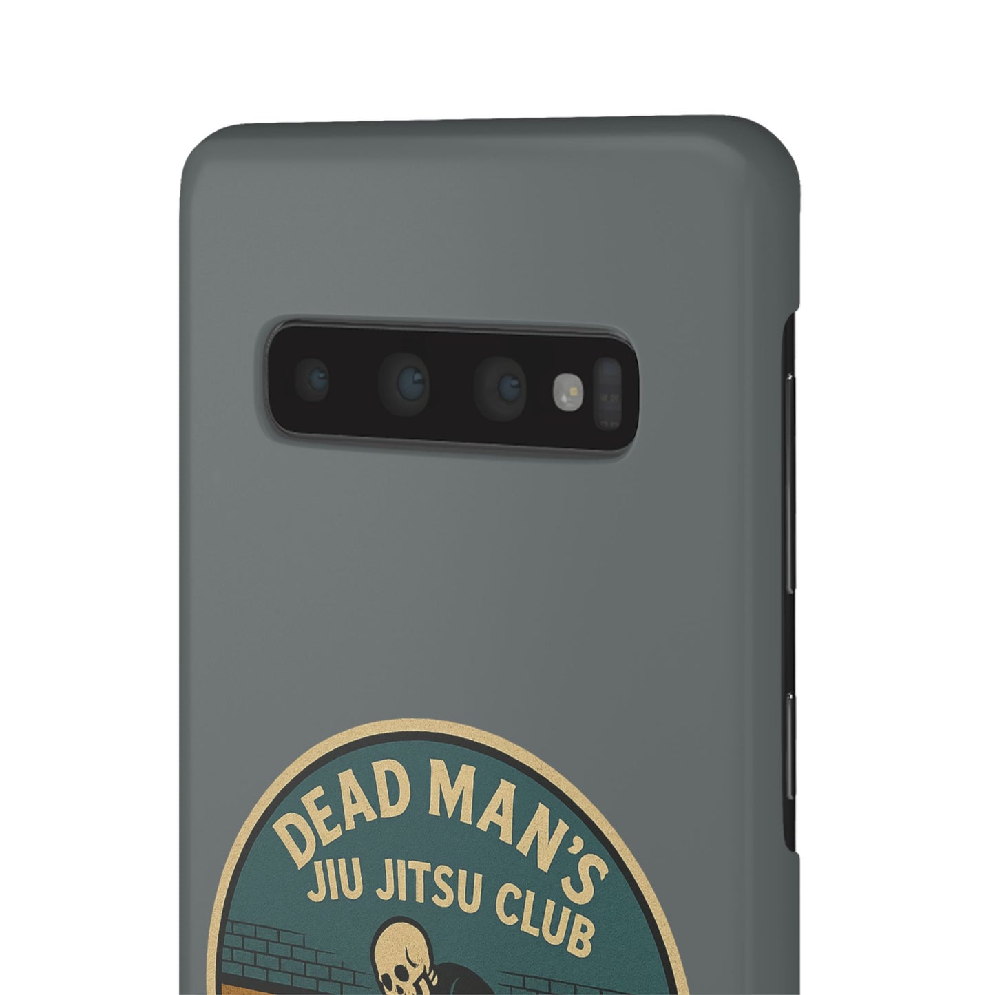 Dead Mans Jiu Jitsu Club iPhone Case That Was a Brutal Roll Skeleton Grappling Design