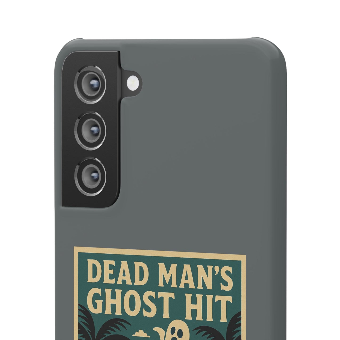 Dead Mans Ghost Hit iPhone Case One Puff Closer to the Other Side Skeleton Vibe Design