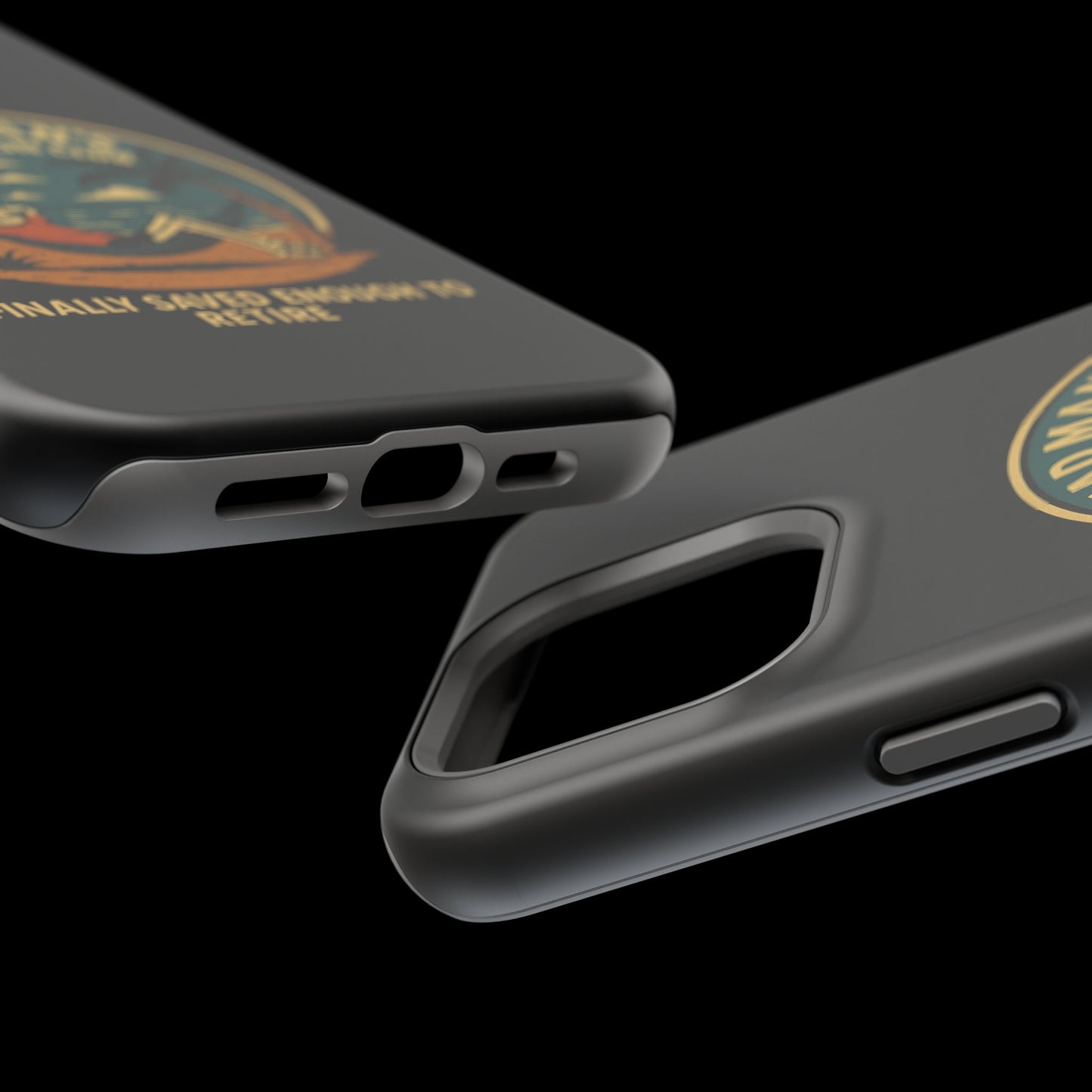 Dead Mans Relaxation Club iPhone Case / Finally Saved Enough to Retire Skeleton Beach Design