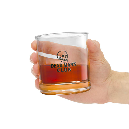 Dead Mans Club / Minimalist Skull Rocks Glass (10 oz)