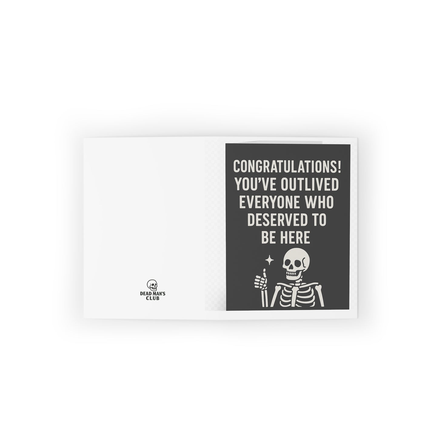 Humorous Skeleton Greeting Cards - Perfect for Celebrations, Milestones, 8/16/24 Pack, Birthday, Humor, Death Anniversaries, Halloween