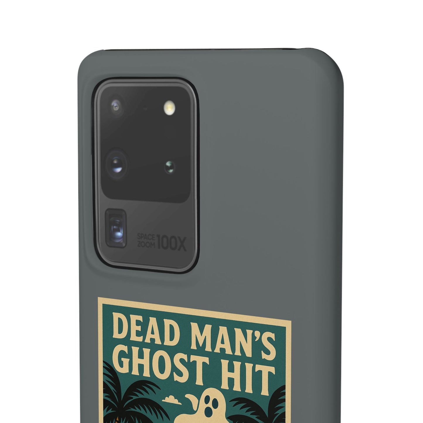 Dead Mans Ghost Hit iPhone Case One Puff Closer to the Other Side Skeleton Vibe Design
