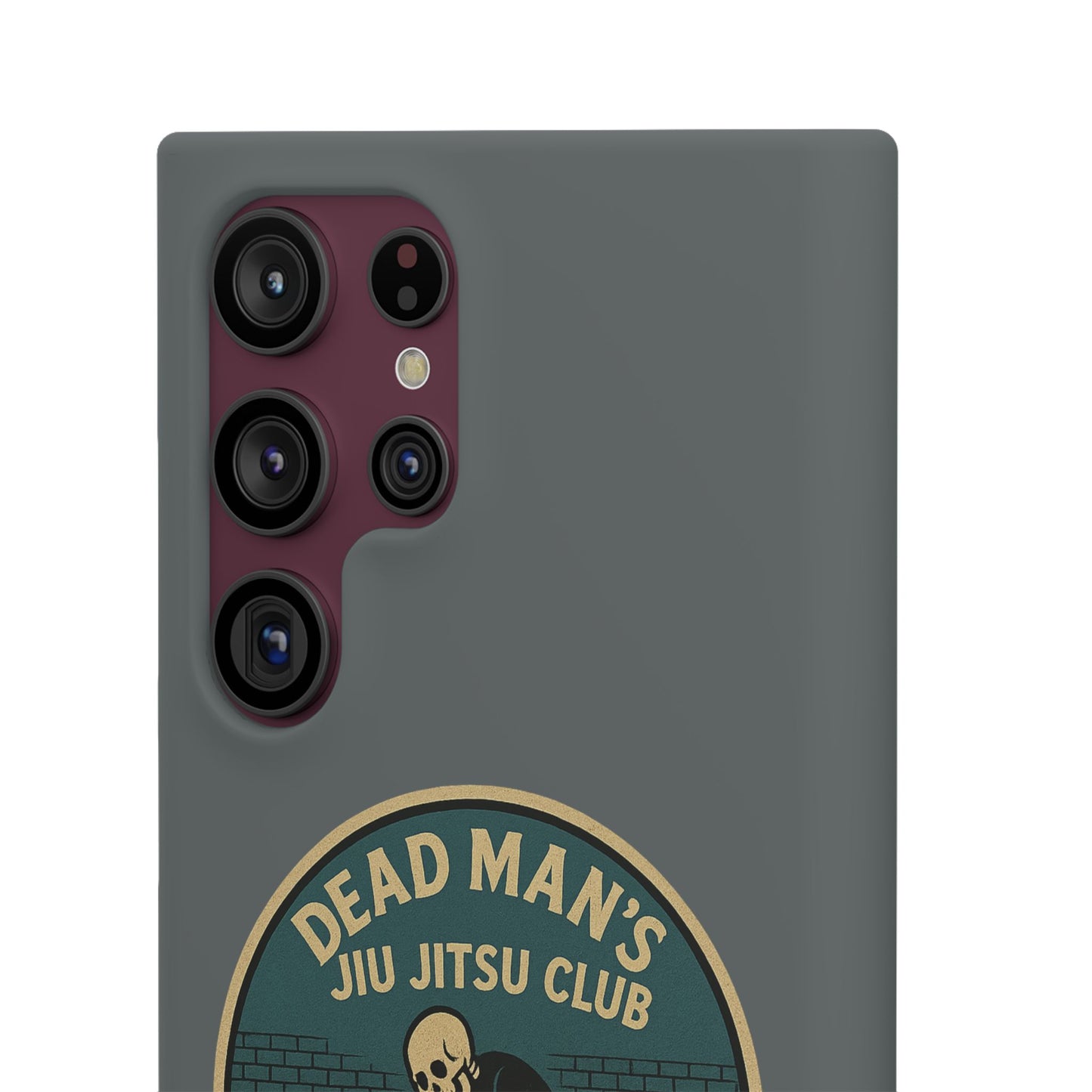 Dead Mans Jiu Jitsu Club iPhone Case That Was a Brutal Roll Skeleton Grappling Design