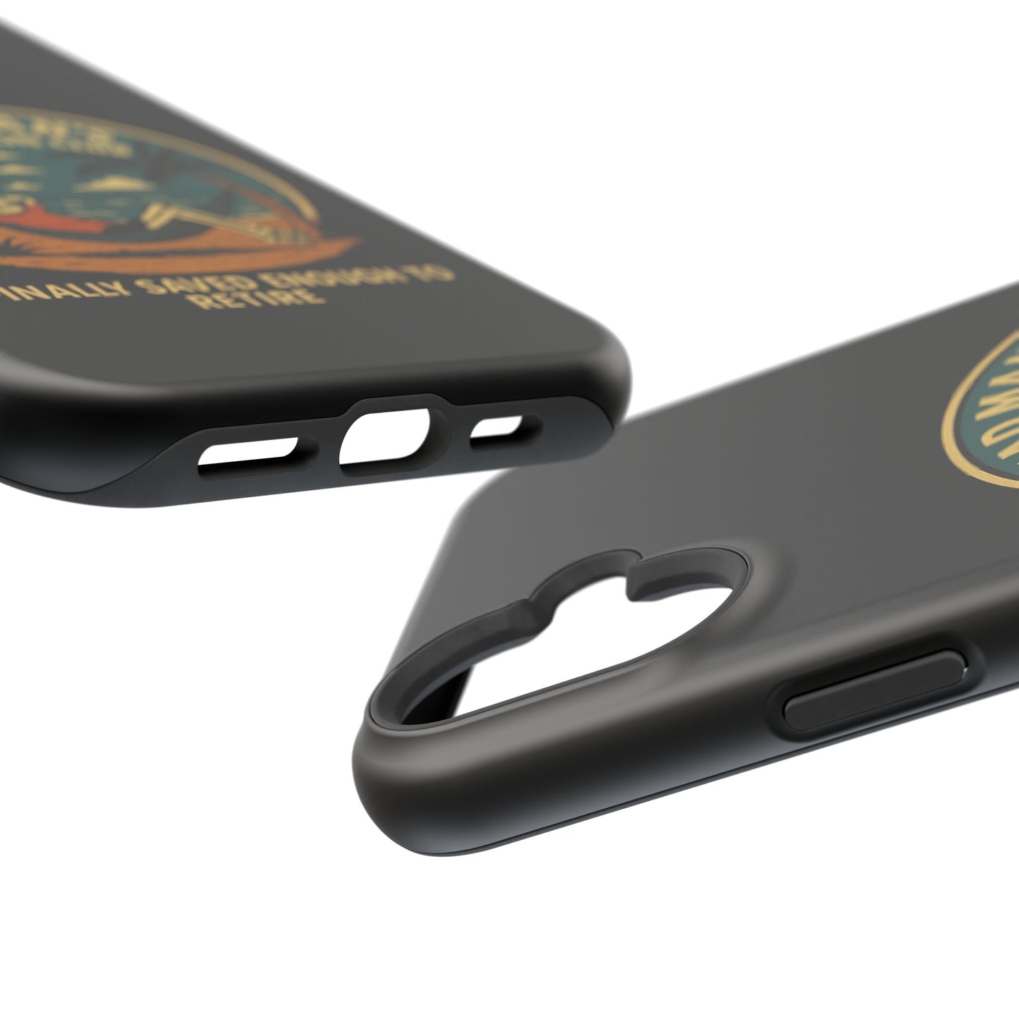 Dead Mans Relaxation Club iPhone Case / Finally Saved Enough to Retire Skeleton Beach Design