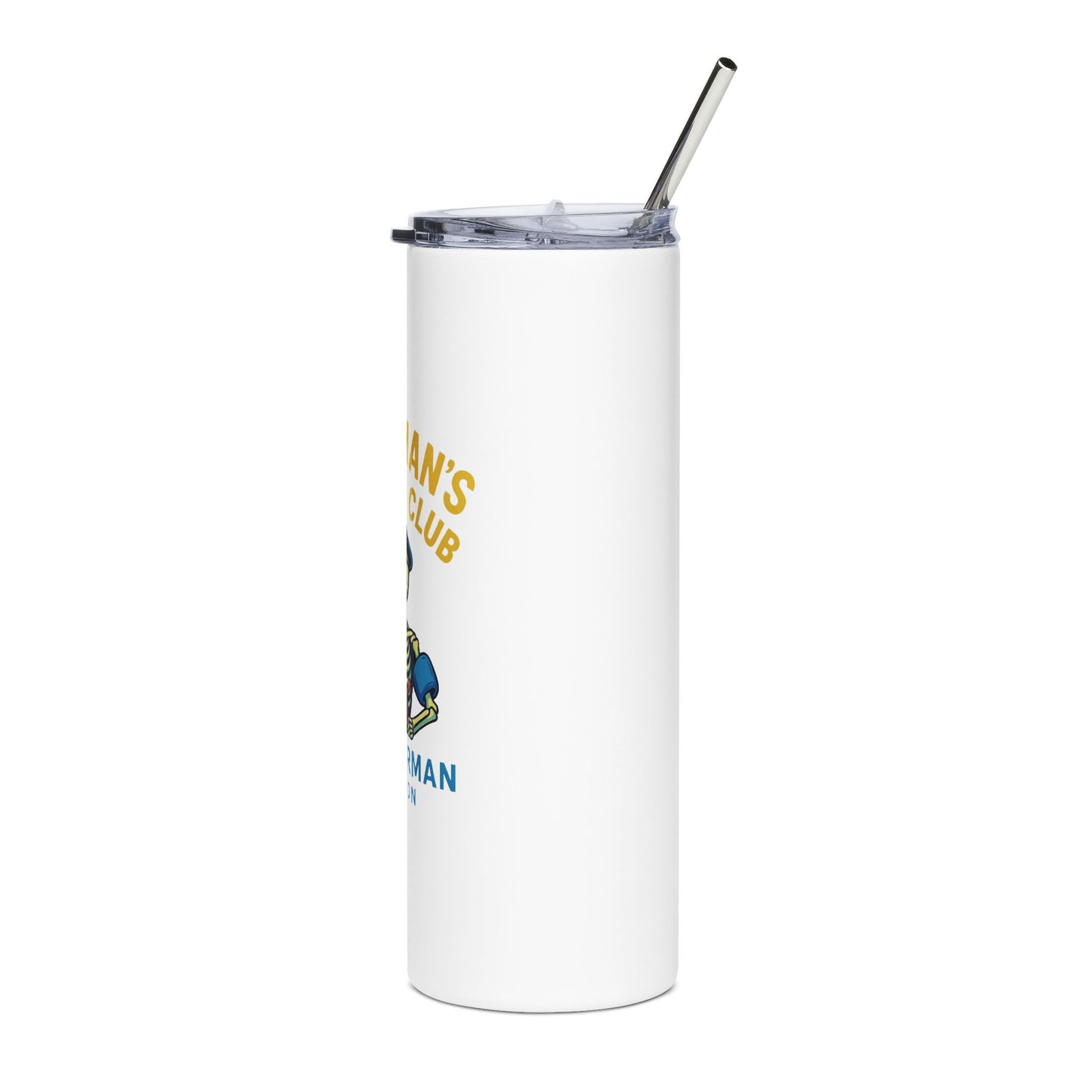 Dead Mans Boating Club Tumbler / Lake Norman Division | Cold Drinks & Colder Outlooks, Dead Mans Boating Club Stainless Steel Tumbler