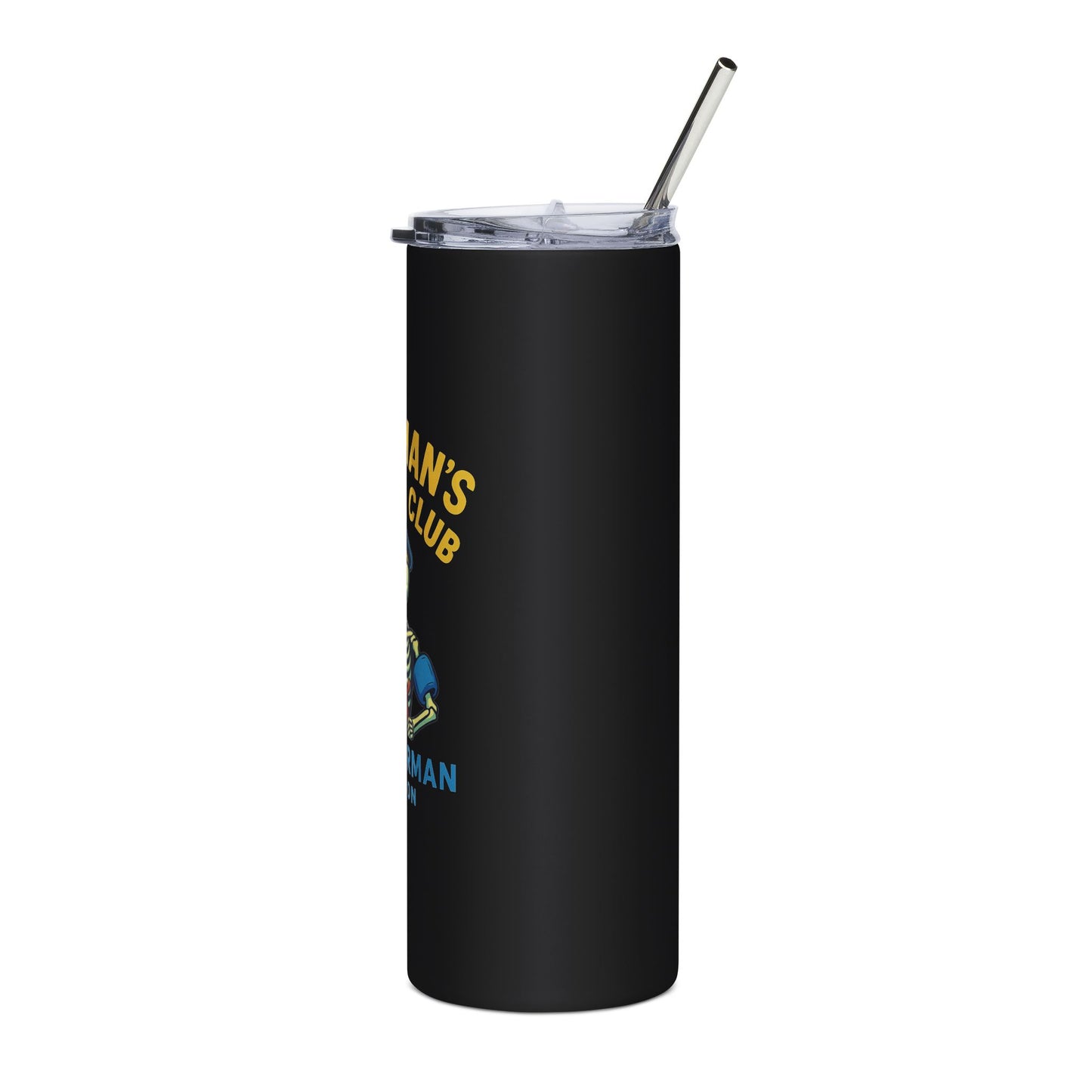 Dead Mans Boating Club Tumbler / Lake Norman Division | Cold Drinks & Colder Outlooks, Dead Mans Boating Club Stainless Steel Tumbler