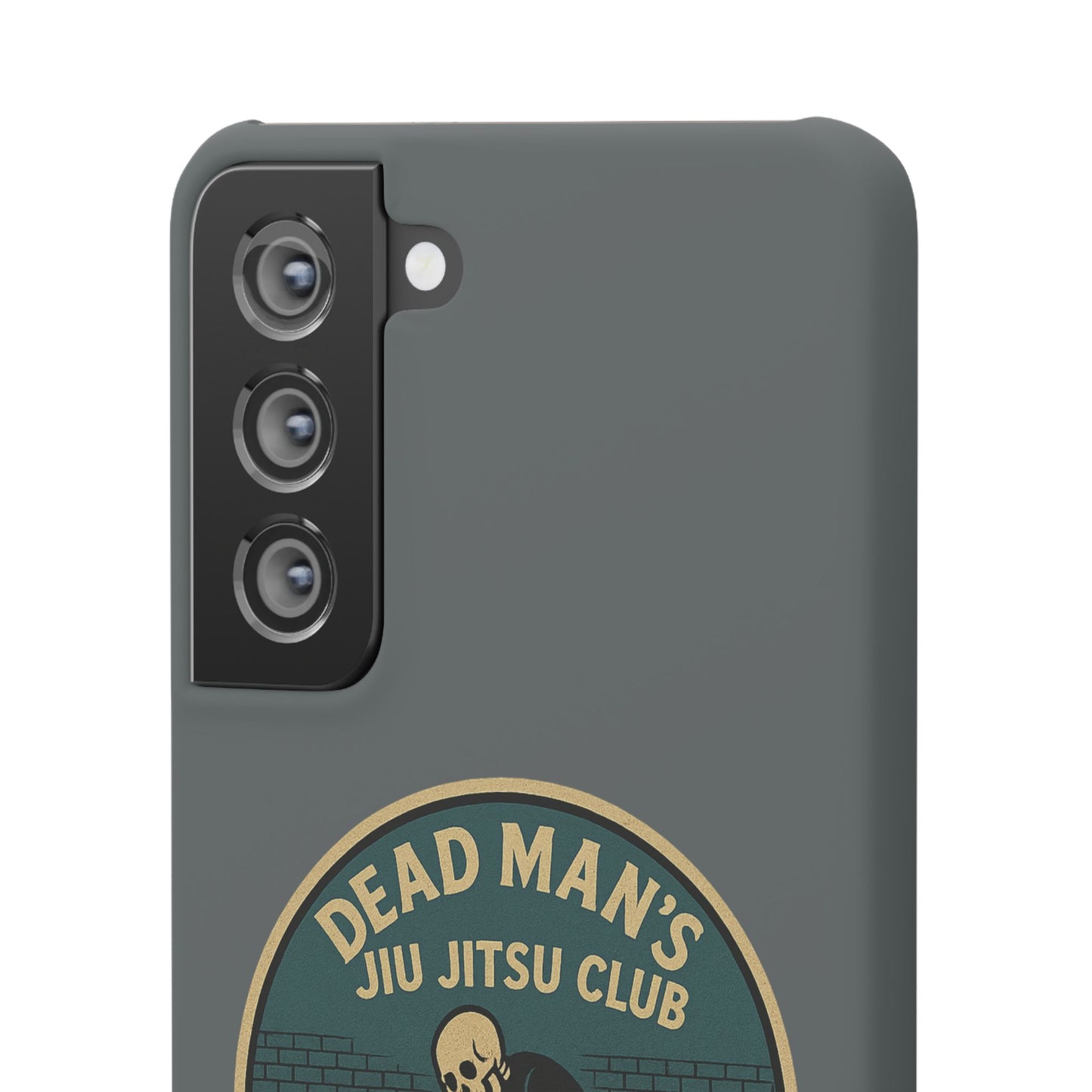Dead Mans Jiu Jitsu Club iPhone Case That Was a Brutal Roll Skeleton Grappling Design