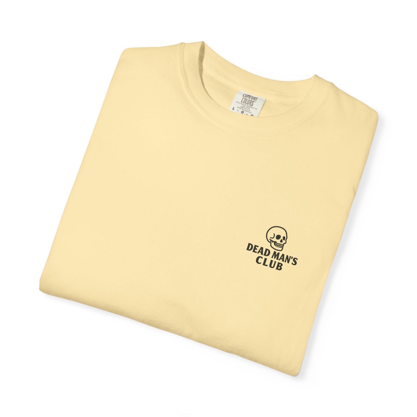 Dead Mans Jiu-Jitsu Club Tee / Skeleton Grappler Design | Funny BJJ Shirt for Rollers Who Are Dead Inside / Unisex Garment Dyed T shirt