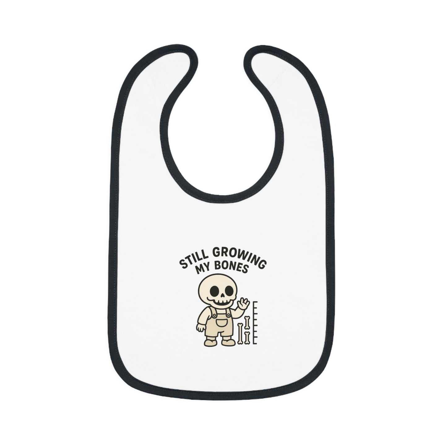 Still Growing My Bones / Funny Skeleton Baby Bib | Little Bones Club, Cute Baby Bib with Skeleton Design, Perfect for Baby Showers