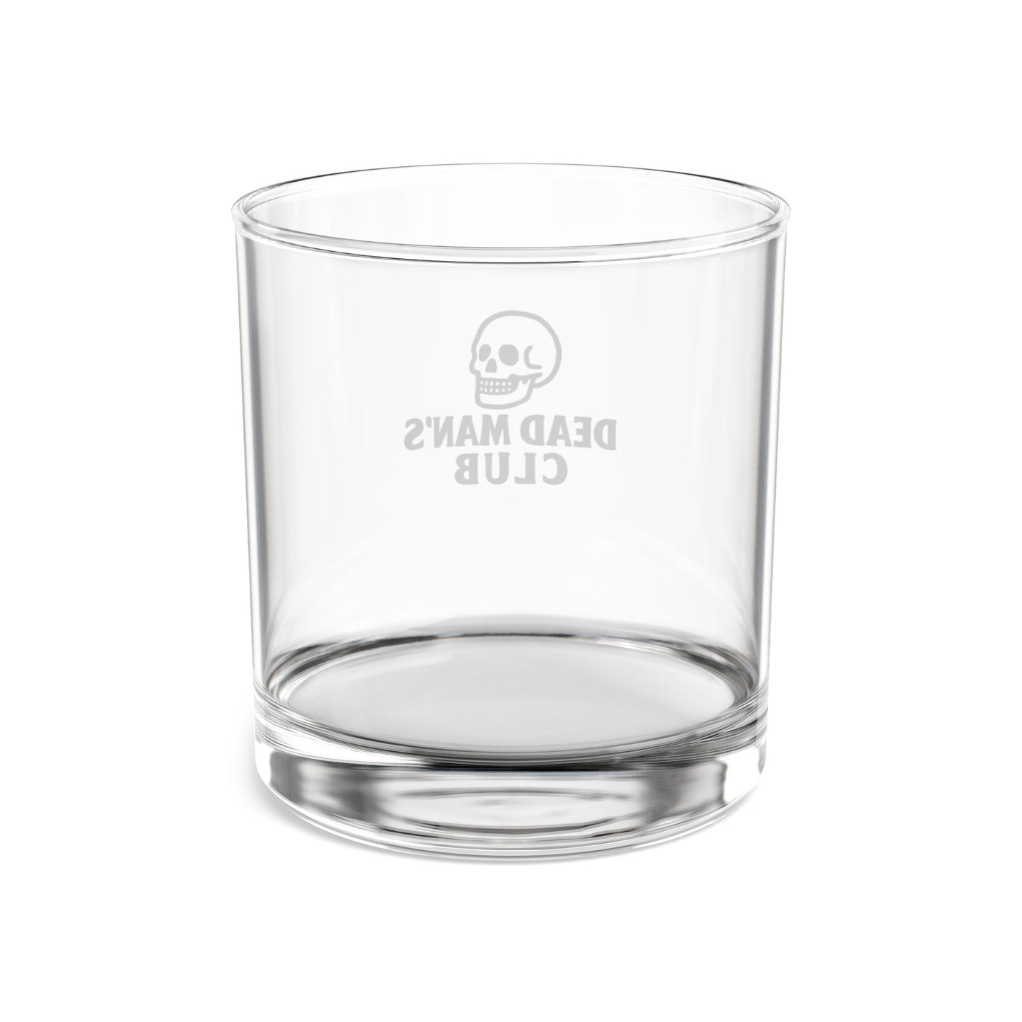Dead Mans Club / Minimalist Skull Rocks Glass (10 oz)
