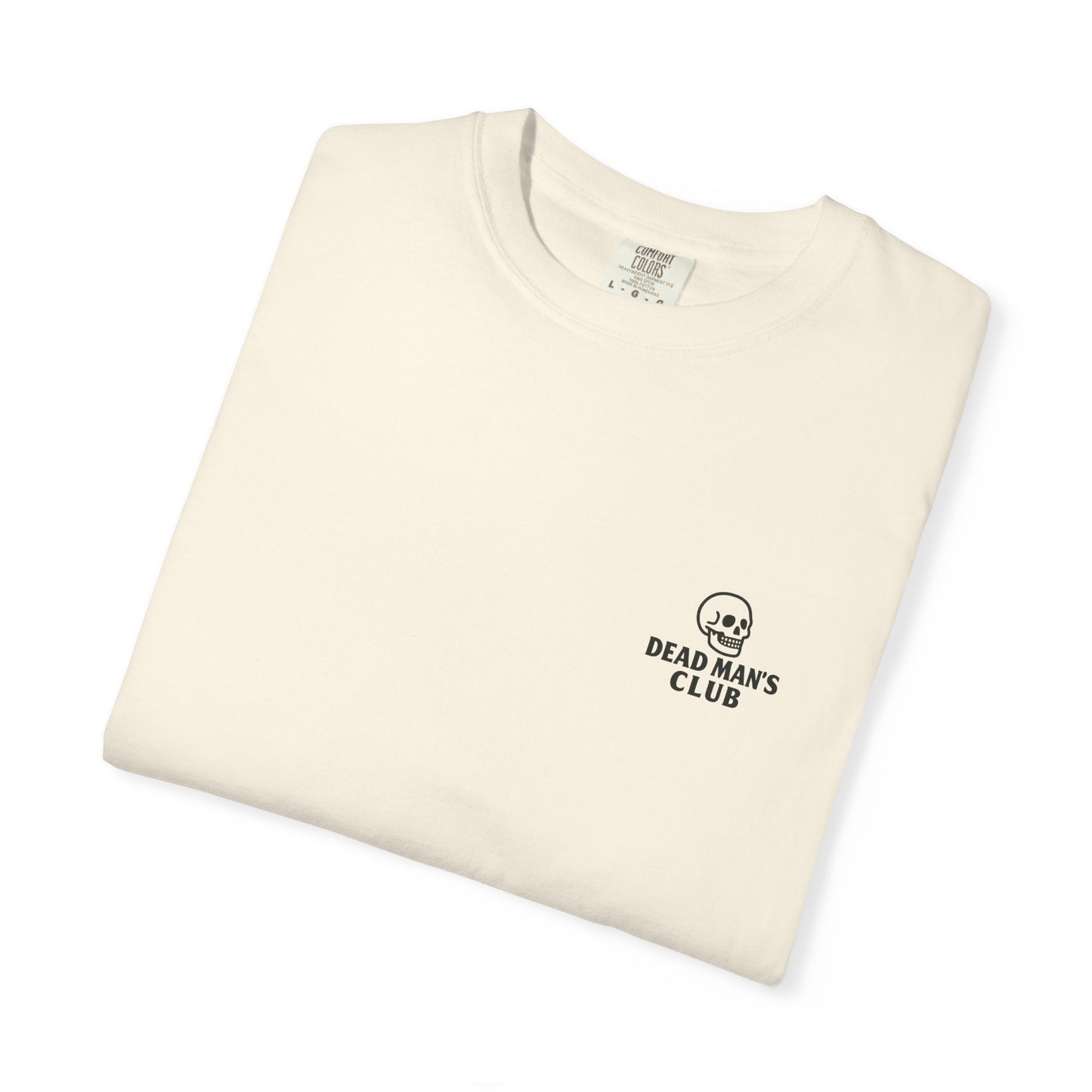 Dead Mans Jiu-Jitsu Club Tee / Skeleton Grappler Design | Funny BJJ Shirt for Rollers Who Are Dead Inside / Unisex Garment Dyed T shirt