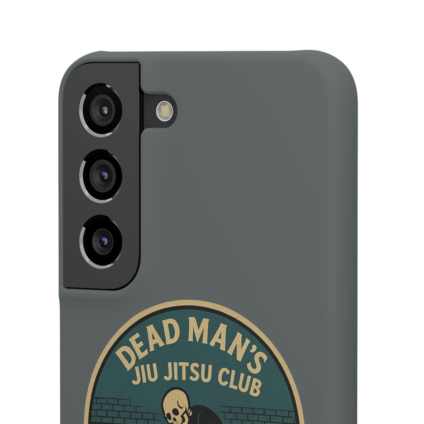 Dead Mans Jiu Jitsu Club iPhone Case That Was a Brutal Roll Skeleton Grappling Design