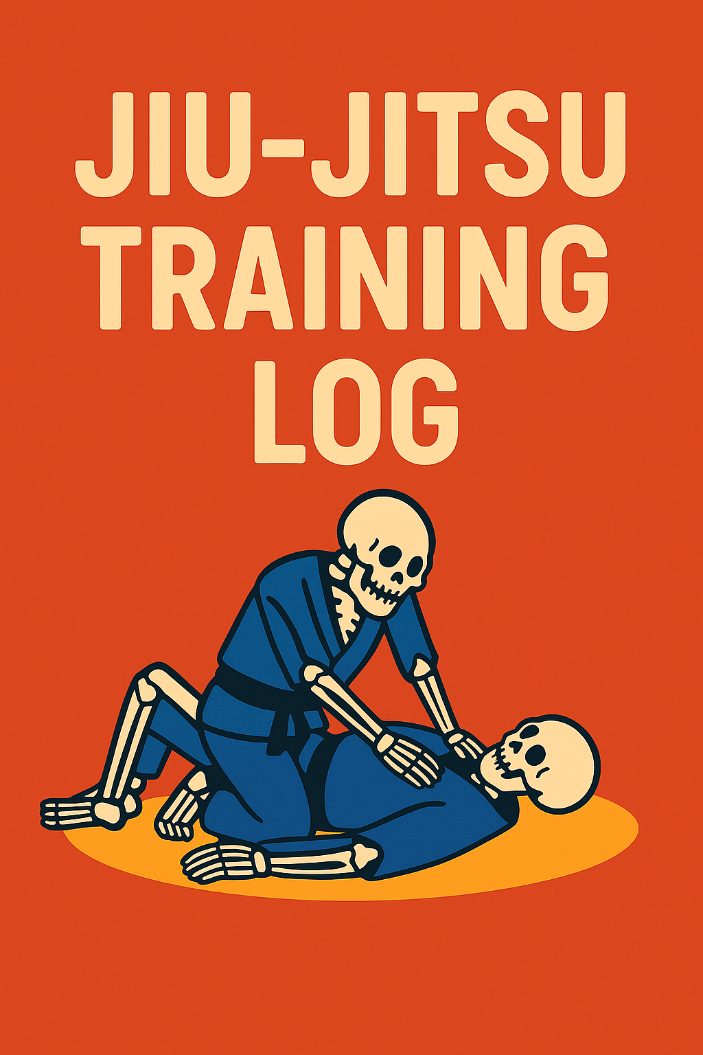 Jiu-Jitsu Training Log | BJJ Printable Tracker | Gi / No-Gi Grappling Journal Page | Martial Arts Planner PDF